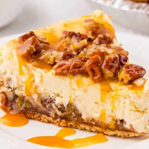 Caramel Pecan Cheesecake Pie Recipe