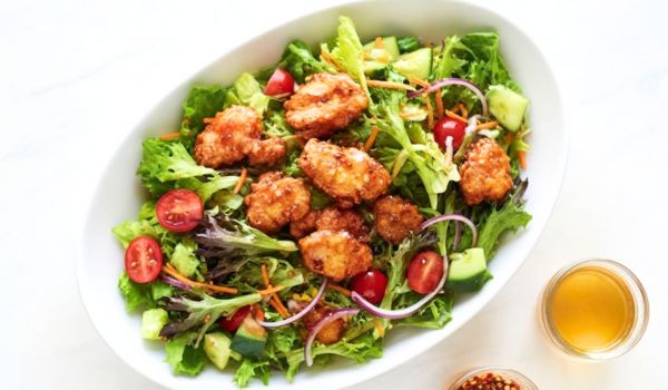 Honey Hot Chicken Salad Recipe