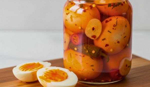 Buffalo Sauce Pickled Eggs Recipe