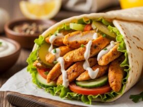 Chicken Shawarma with Garlic Sauce Recipe