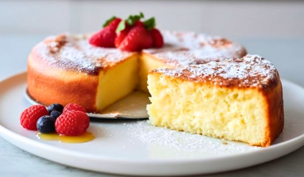 3 Ingredient Creamy Yogurt Cake Recipe