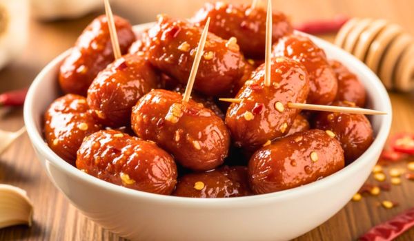 Hot Honey Garlic Lil Smokies Recipe