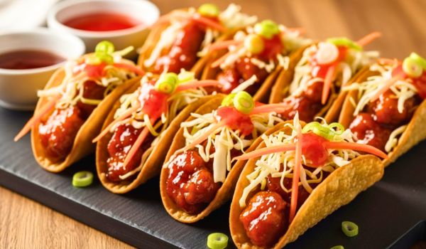 Crispy Chicken Wonton Tacos Recipe