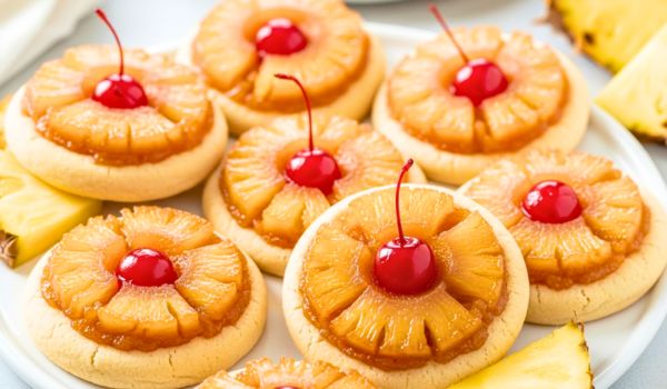 Pineapple Upside Down Sugar Cookies Recipe
